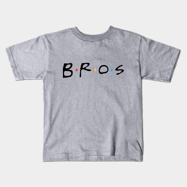 Bros Kids T-Shirt by rakelittle